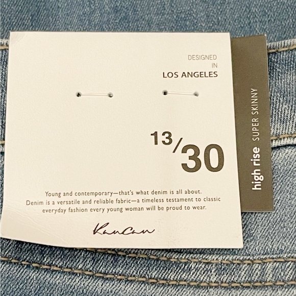 NWT KanCan High-Rise Super Skinny Raw Hem Jeans - Picture 5 of 7